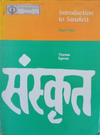 Image of Introduction to Sanskrit Part Two